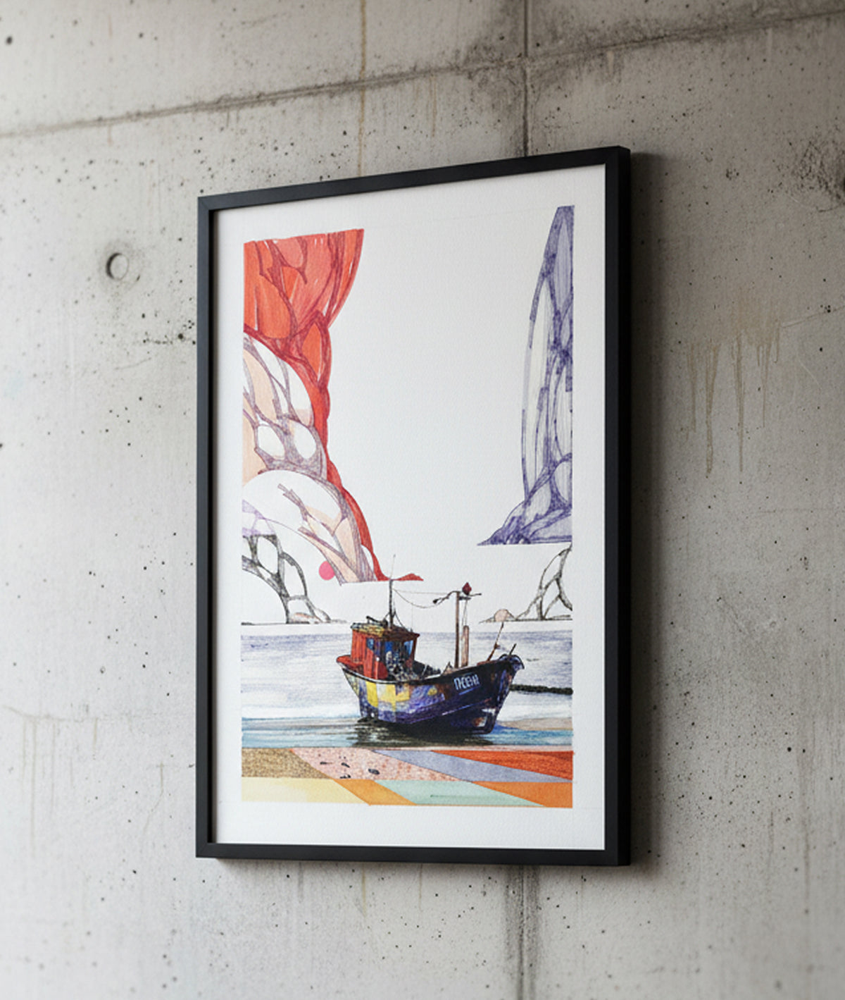 Resting ship